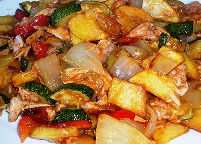 Fritada de verduras de la huerta al estilo aragonés