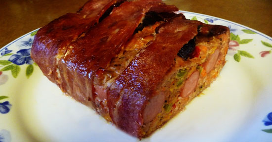 Pan de carne con panceta Pan de carne con panceta