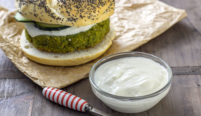 Hamburguesas de falafel al horno Hamburguesas de falafel al horno