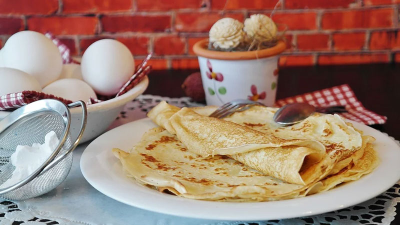 Receta de Panqueques para platos dulces y salados, las crêpes