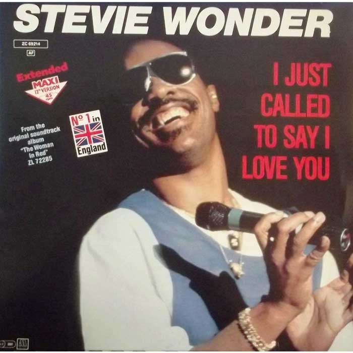 Stevie Wonder I Just Called To Say I Love You