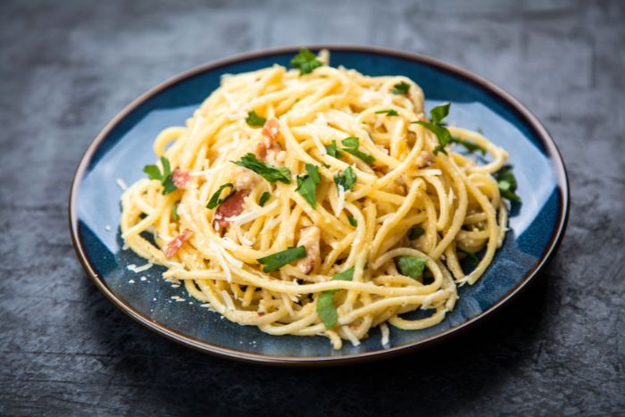 Espaguetis Carbonara Receta Tradicional