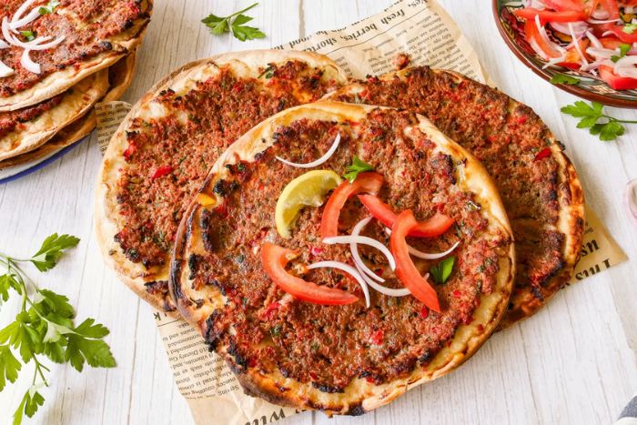 Lahmacun el pan turco