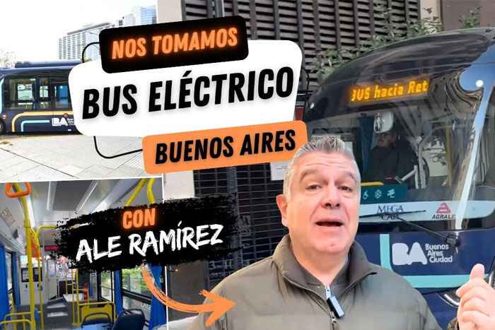 Damos un paseo en el nuevo Bus Eléctrico de Buenos Aires
