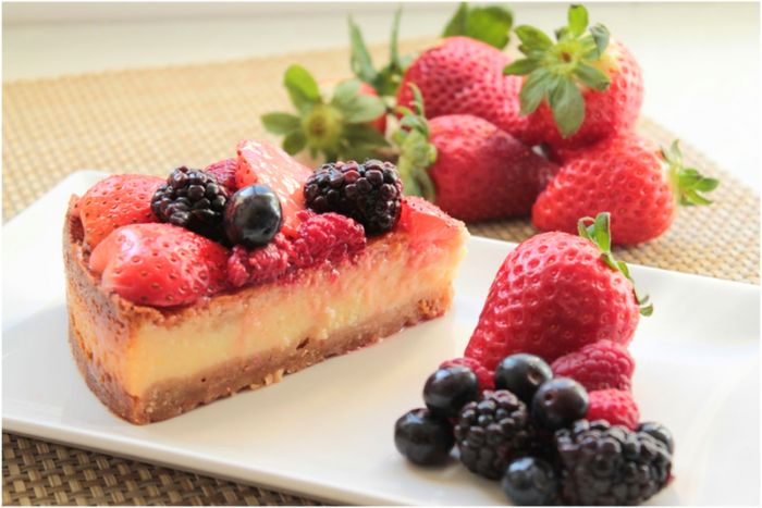 Tarta de frutos del bosque