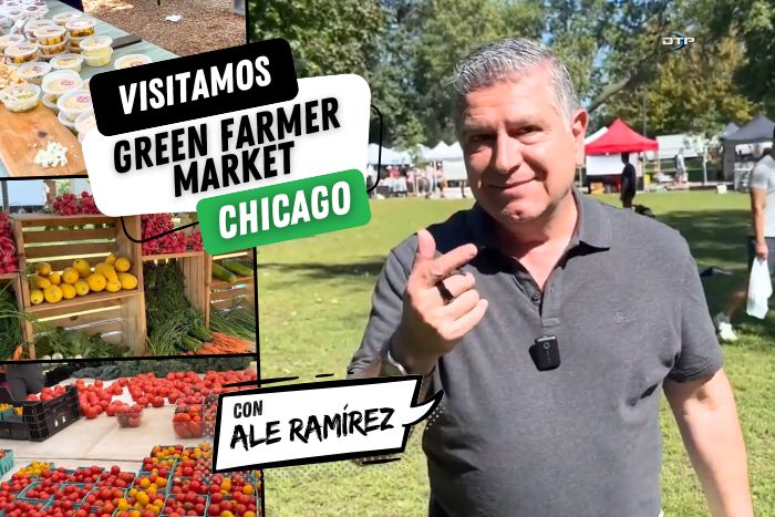 Frutas, verduras y más en el Green Farmer Market de Chicago