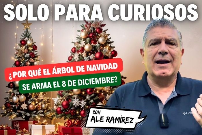 ¿Por qué el árbol de navidad se arma el 8 de diciembre?