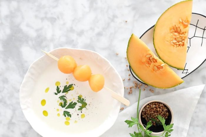 Ajoblanco de melón