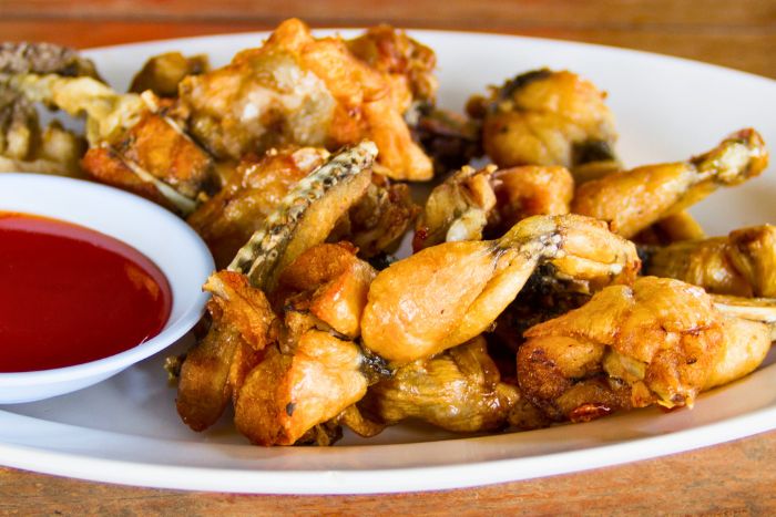 Ancas de rana al ajillo versión express