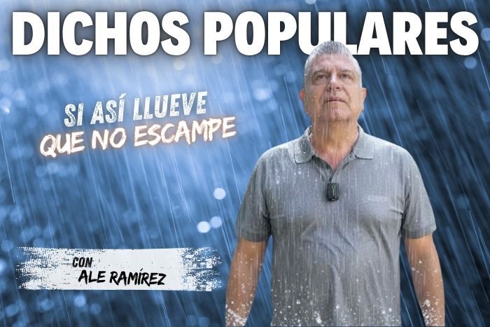 Si así llueve, que no escampe