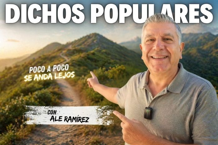 Dichos populares: Poco a Poco se anda lejos