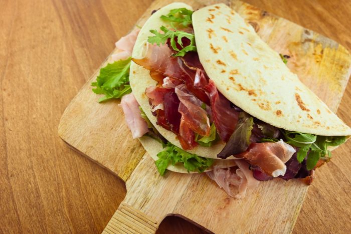 Piadinas italianas
